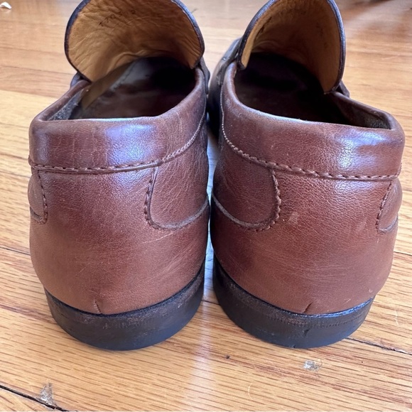Vintage Gucci Brown Leather Bamboo Tassel Loafers Mens Size 9.5D (US 10) - Picture 6 of 12